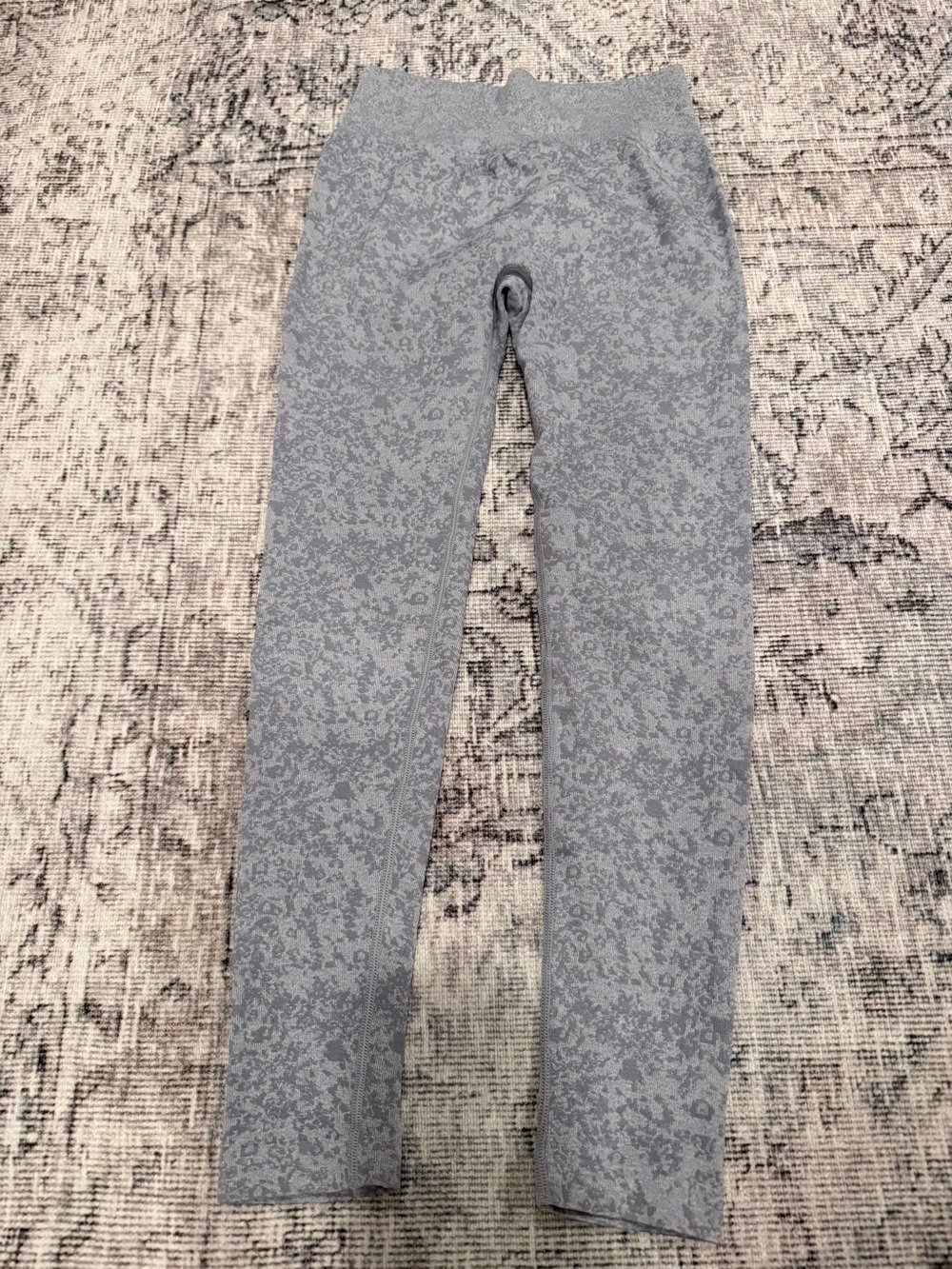 HALARA Heathered Light Gray High-Waist Leggings
